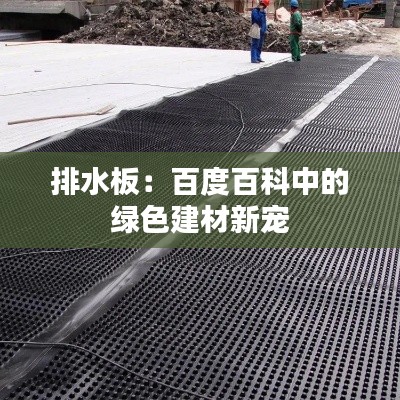排水板：百度百科中的绿色建材新宠