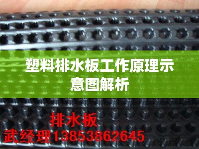 塑料排水板工作原理示意图解析