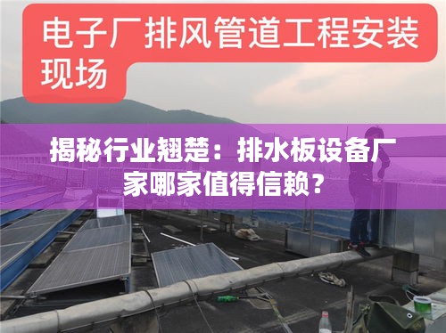 揭秘行业翘楚：排水板设备厂家哪家值得信赖？