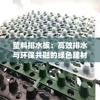 塑料排水板：高效排水与环保共融的绿色建材