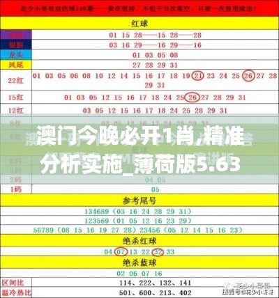 澳门今晚必开1肖,精准分析实施_薄荷版5.636