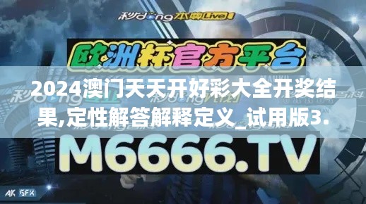 2024澳门天天开好彩大全开奖结果,定性解答解释定义_试用版3.148