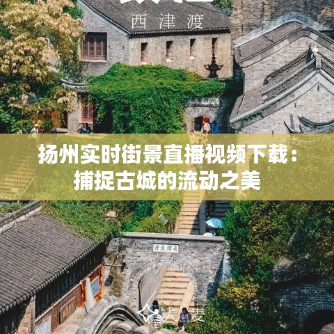 扬州实时街景直播视频下载：捕捉古城的流动之美