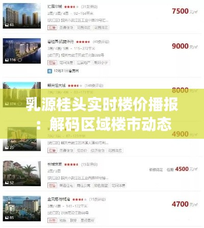 乳源桂头实时楼价播报：解码区域楼市动态