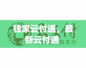 独家云付通，最新云付通 