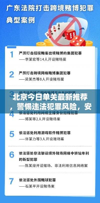 北京今日单关最新推荐，警惕违法犯罪风险，安全为先！