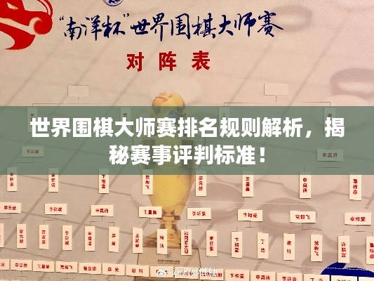 世界围棋大师赛排名规则解析，揭秘赛事评判标准！