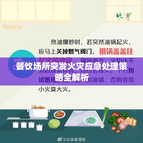 餐饮场所突发火灾应急处理策略全解析
