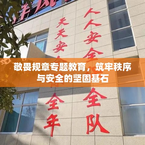 敬畏规章专题教育，筑牢秩序与安全的坚固基石