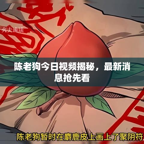 陈老狗今日视频揭秘，最新消息抢先看