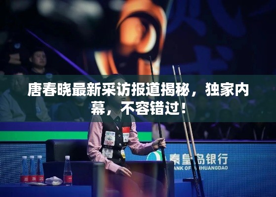 唐春晓最新采访报道揭秘，独家内幕，不容错过！