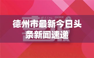 德州市最新今日头条新闻速递