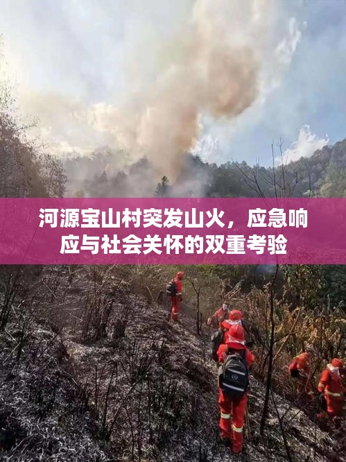 河源宝山村突发山火，应急响应与社会关怀的双重考验