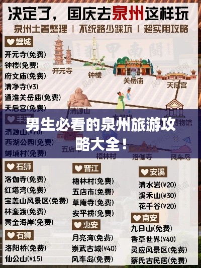 男生必看的泉州旅游攻略大全！