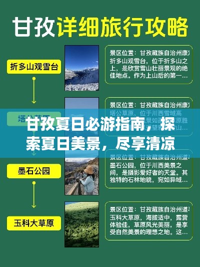 甘孜夏日必游指南，探索夏日美景，尽享清凉之旅！