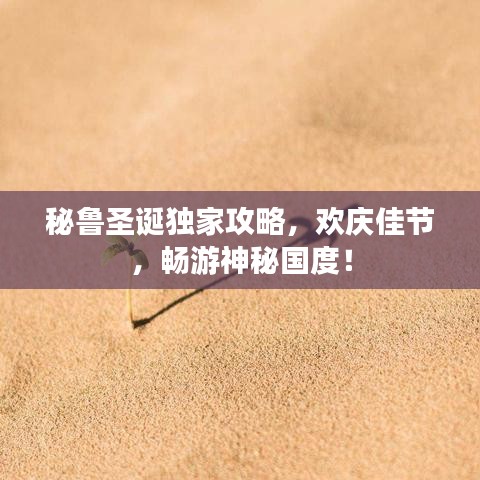 秘鲁圣诞独家攻略，欢庆佳节，畅游神秘国度！