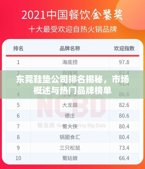 东莞鞋垫公司排名揭秘，市场概述与热门品牌榜单