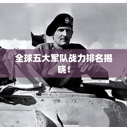 全球五大军队战力排名揭晓！