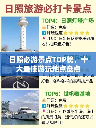 日照必游景点TOP榜，十大最佳游玩地点盘点