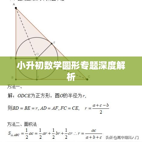 小升初数学圆形专题深度解析